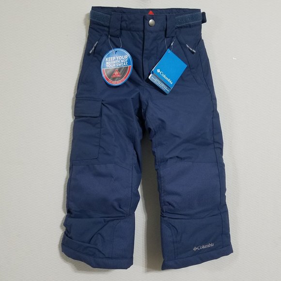 Columbia Youth Boys Girls XXS 4/5 Snow Pants Blue